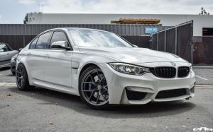 BMW M3 Sedan Alpine White by EAS on Titan 7 Whees (T-S5) 2018 года